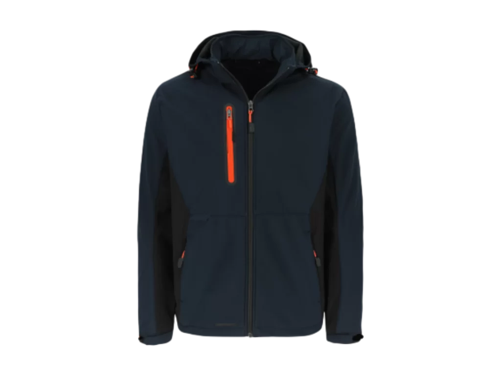 Trabajo Softshell chaqueta impermeable / respirable / repelente del agua